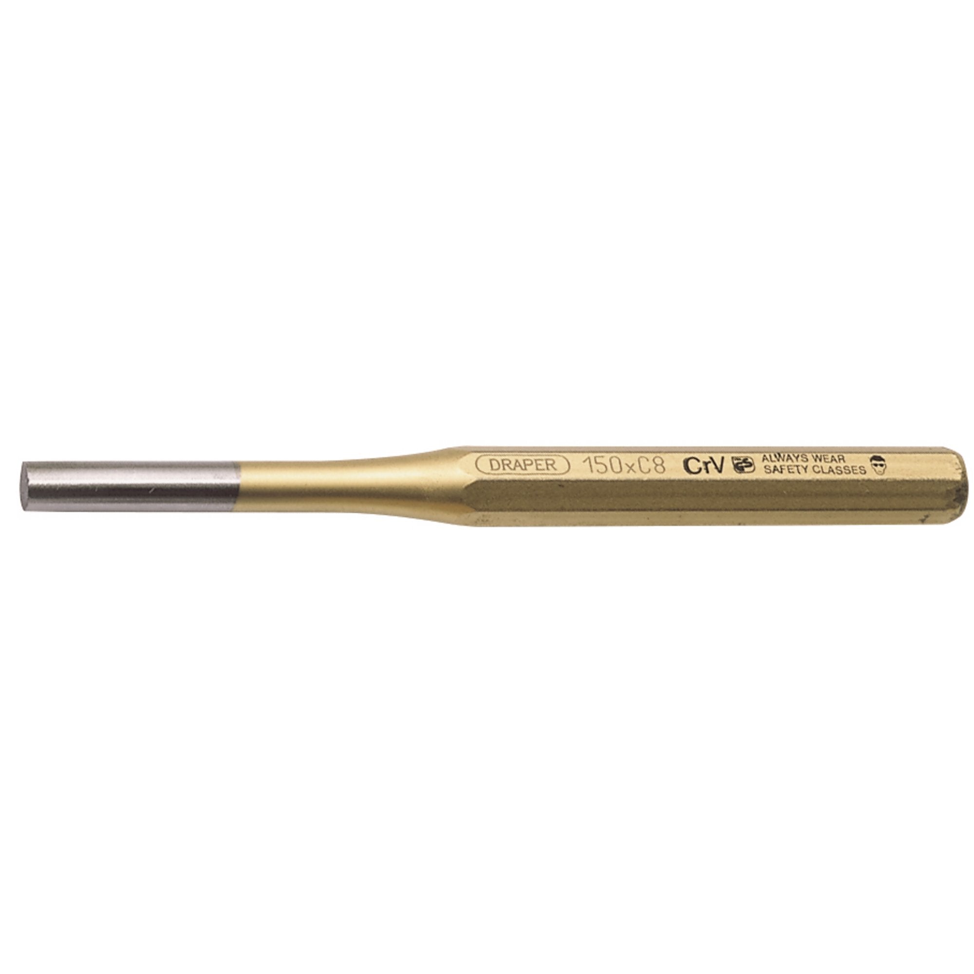 Octagonal-Parallel-Pin-Punch,-8-x-150mm